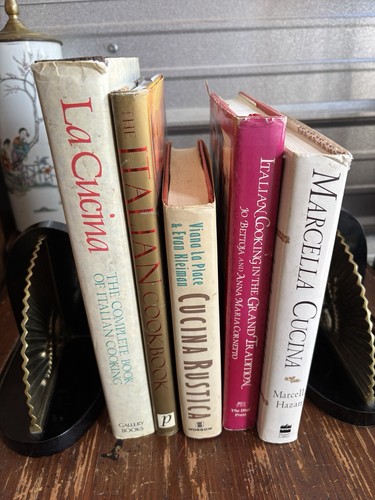 Vintage italian cookbook lot - italian, 5