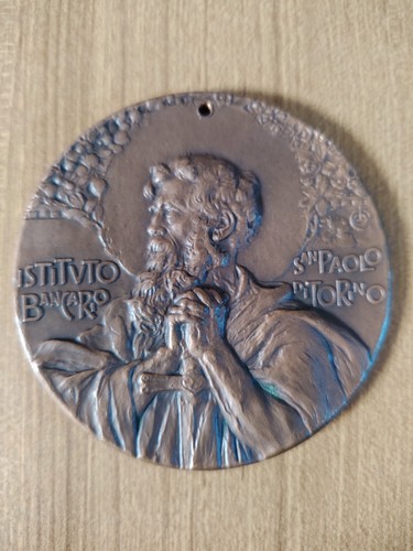 Medaglia banca sanpaolo - banca,