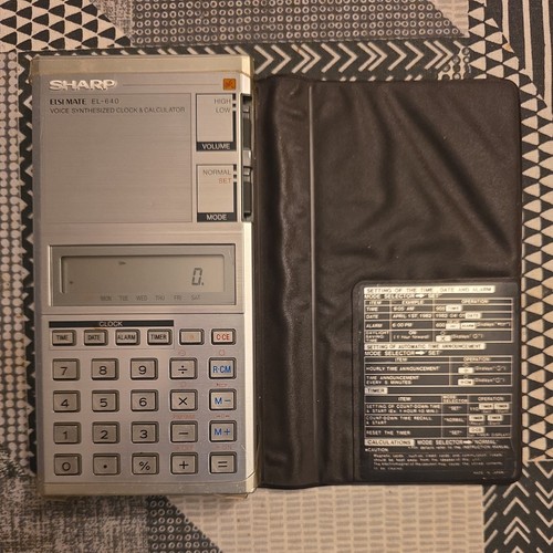 Sharp 640 sintetizzatore - sharp, el-640