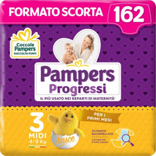 Pampers Progressi Midi, 162