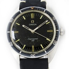 Orologio Uomo Vintage Omega Seamaster 120 Afgano Militare Originale Quadrante Nero C.1968
