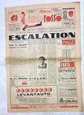 BIANCOROSSO 16/2/1969 PRE BARI TERNANA =PUBBLICITA' COCA COLA FANTA CIAO PIAGGIO