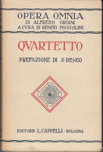 Alfredo oriani quartetto - quartetto, 1923