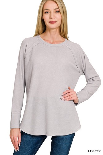Zenana baby waffle top manica - baby,