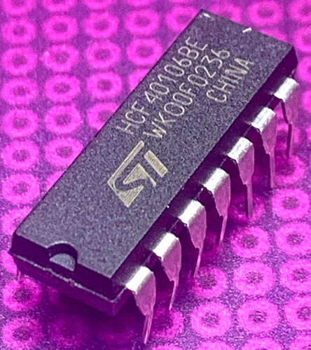Hcf40106be 40106 circuito - 40106,