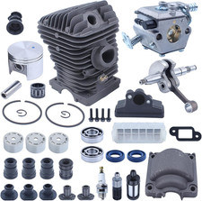 Kit Tampone Carby Pistone Cilindro Motore, Motosega per Stihl 023 025 Ms230 Ms25