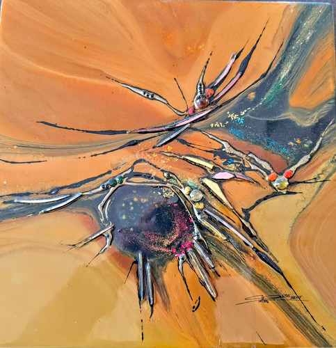Tableau laképoxy de claude - "laképoxy",