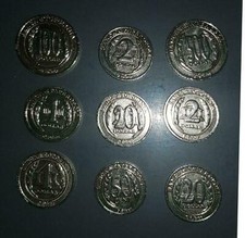 lot 9 coins medals dollars