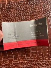 Vecchia scatola supposte IRCODINA GEIGY non stupefacente che elimina il dolore