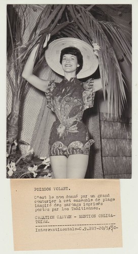 Modello moda beachwear