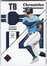2019 Panini Chronicles Swatches Red #15 Tommy Pham Jersey 7/10 - NM-MT