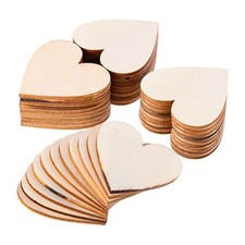 Gesar 50pz Cuori in Legno