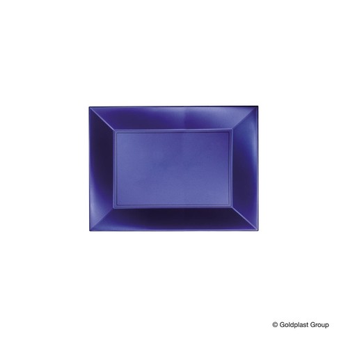 Piatti rettangolari blu - piatti,