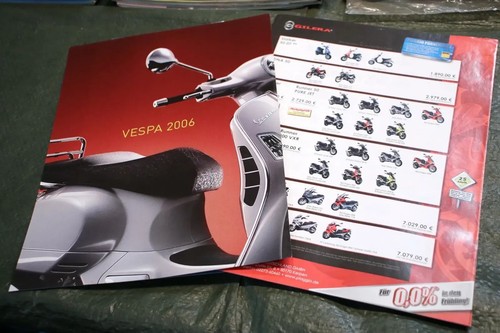 Vespa depliant catalogo