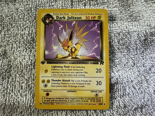 Pokemon tgc dark jolteon - dark,