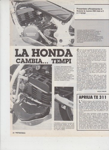 Advertising news moto honda - moto,
