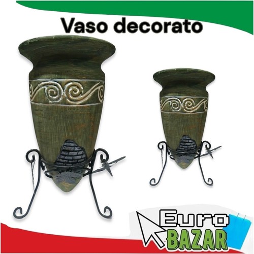 Vaso piedistallo ferro - piedistallo,