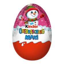 Uovo Sorpresa Maxi Cioccolato per Bambina Rosa con Personaggio 100g