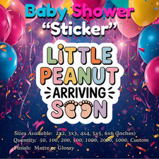 Adesivo baby shower - adesivo,