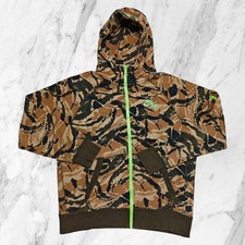 NIKE AIR Felpa Zip Cappuccio