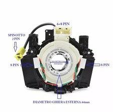 MOLLA SPIRALE AIRBAG PER NISSAN QASHQAI +2 J10 NOTE CONTATTO SPIRALATO DEVIOLUCI