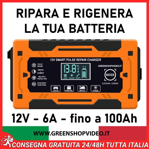 Caricabatterie auto 12v - 12v, 6a