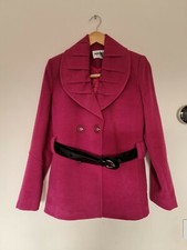 Cappotto donna rosa con