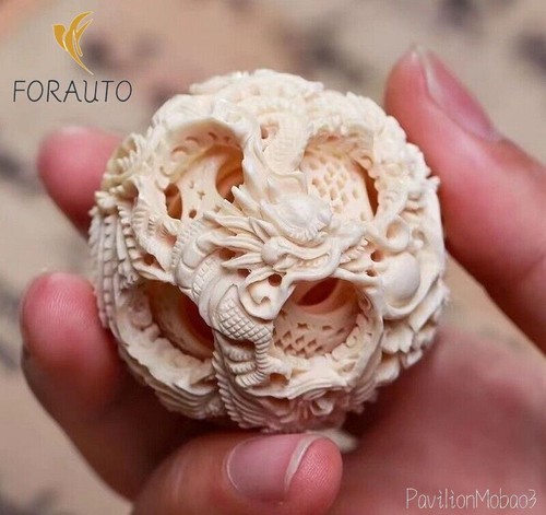 Paio netsuke legno di - 1, in