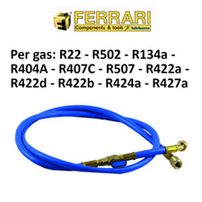 Frusta tubo flessibile blu 1/4