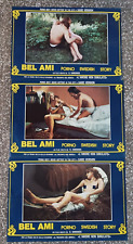 Lotto di N.3 Fotobuste - BEL AMI PORNO SWEDISH STORY - Lobbycard Foto di scena