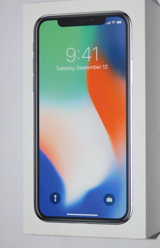 Apple iphone silver - apple, x