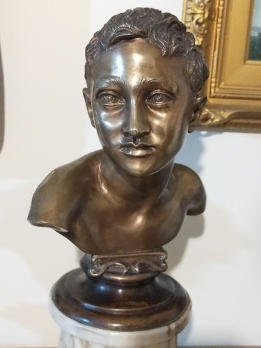 Scultura bronzo busto - scultura, di
