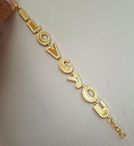 Bracciale love you in - bracciale, i