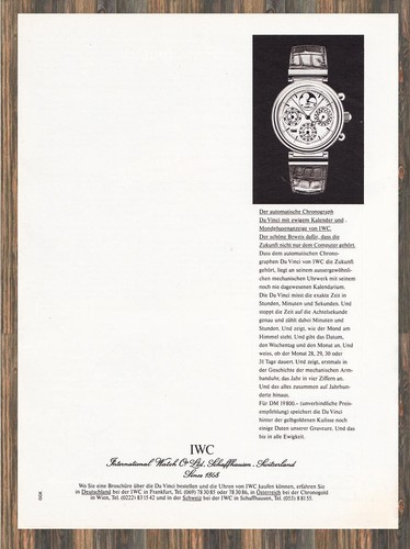Iwc vinci pubblicità - da,