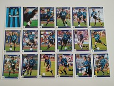 INTER CARDS SCORE 1993 - ROSA COMPLETA DI 18 CARDS - OTTIMA CONSERVAZIONE