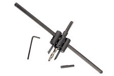 Set fresa a compasso punta di precisione chiavino esagonale foro legno 300mm