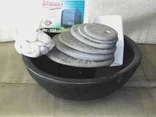 FONTANA ZEN BASE IN TERRACOTTA 1 SACCHETTO DI SASSI LEVIGATI DALL NATURA, ROCCIA