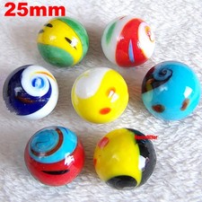 25mm Colourful Glass Marbles