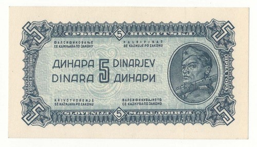 Jugoslavia dinara 1944 fds - jugoslavia,