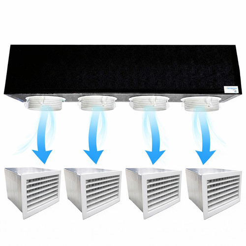 Kit plenum canalizzato zone - kit, 4