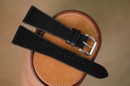 Cinturino orologio pelle nera