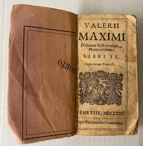 Valerii maximi dictorum - valerii,