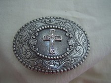 FIBBIA CINTURA NOCONA CROCE