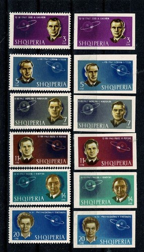 Albania 1963 cosmonauti - albania,