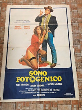 LOCANDINA VINTAGE CINEMA POSTER ORIGINALE FILM SONO FOTOGENICO
