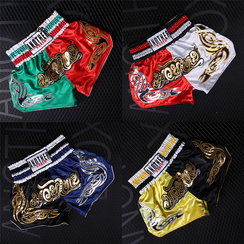 Pantaloncini muay thai ricamo - muay,