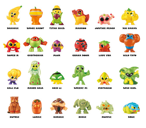Super foodies personaggi a - -,