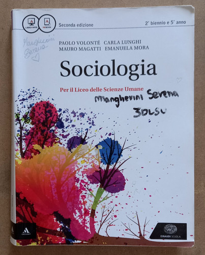 Libro scuola sociologia - libro,