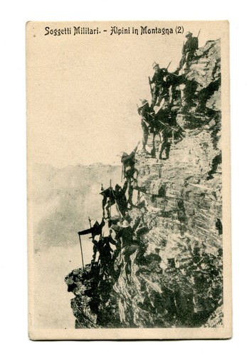 Alpini cartoline montagna - cartoline,