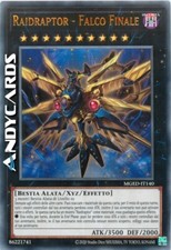 RAIDRAPTOR - FALCO FINALE (Ultimate Falcon) Rara Oro • MGED IT140 • Unl • YUGIOH
